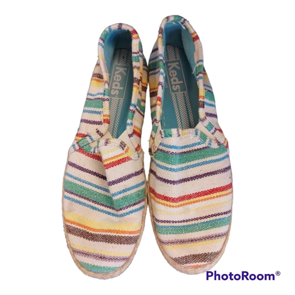 Keds women's‎ multi color fabric flats